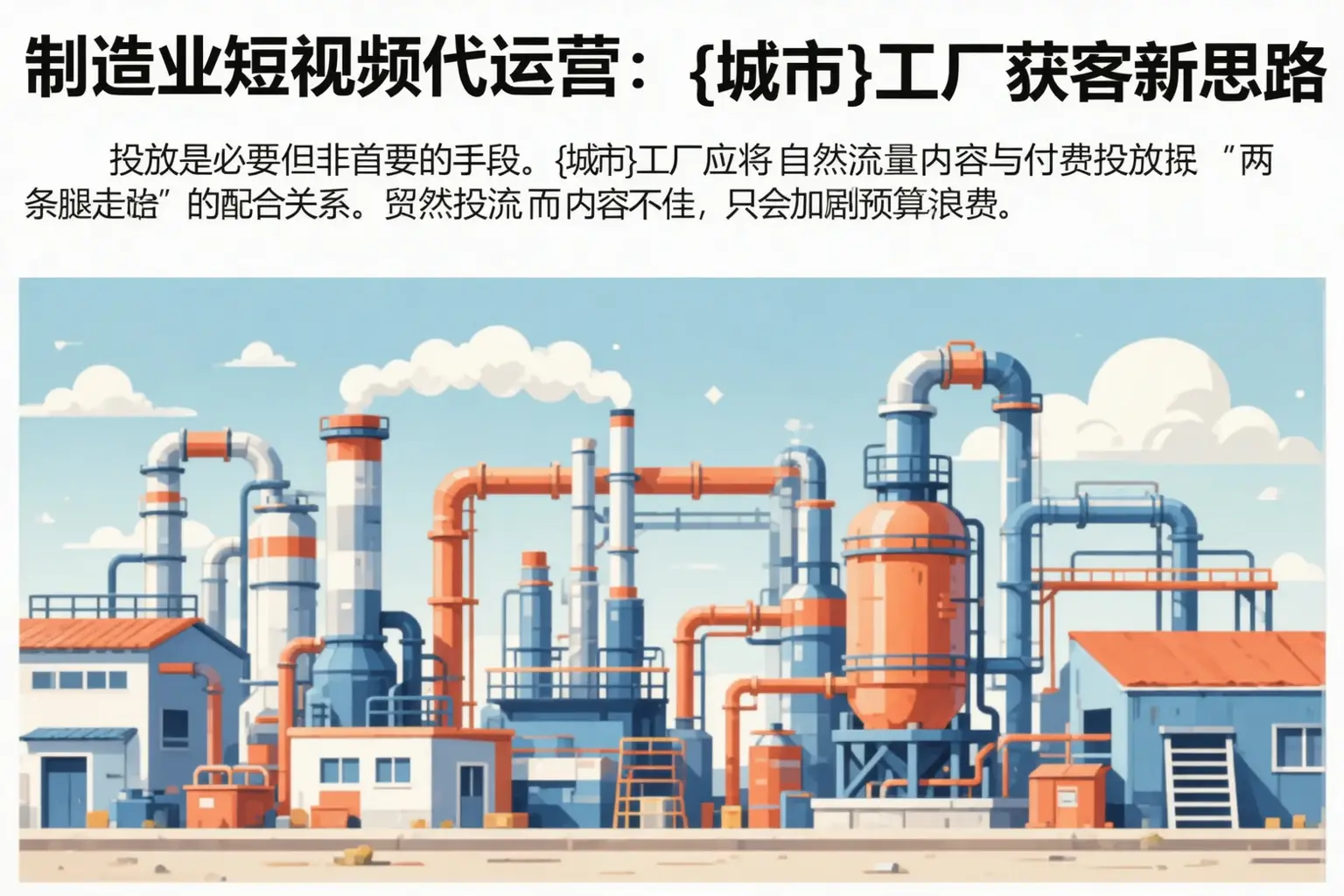 制造业短视频代运营:揭阳工厂获客新思路