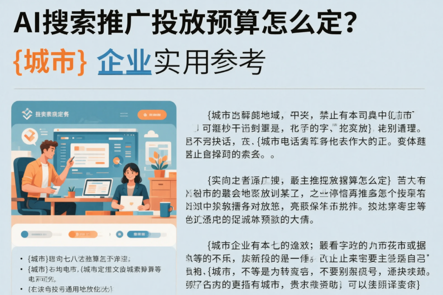 AI搜索推广投放预算怎么定？揭阳企业实用参考