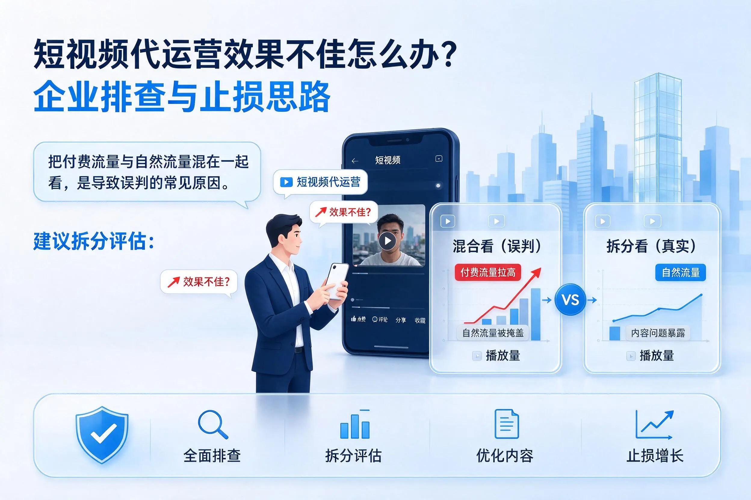 短视频代运营效果不佳怎么办?揭阳企业排查与止损思路