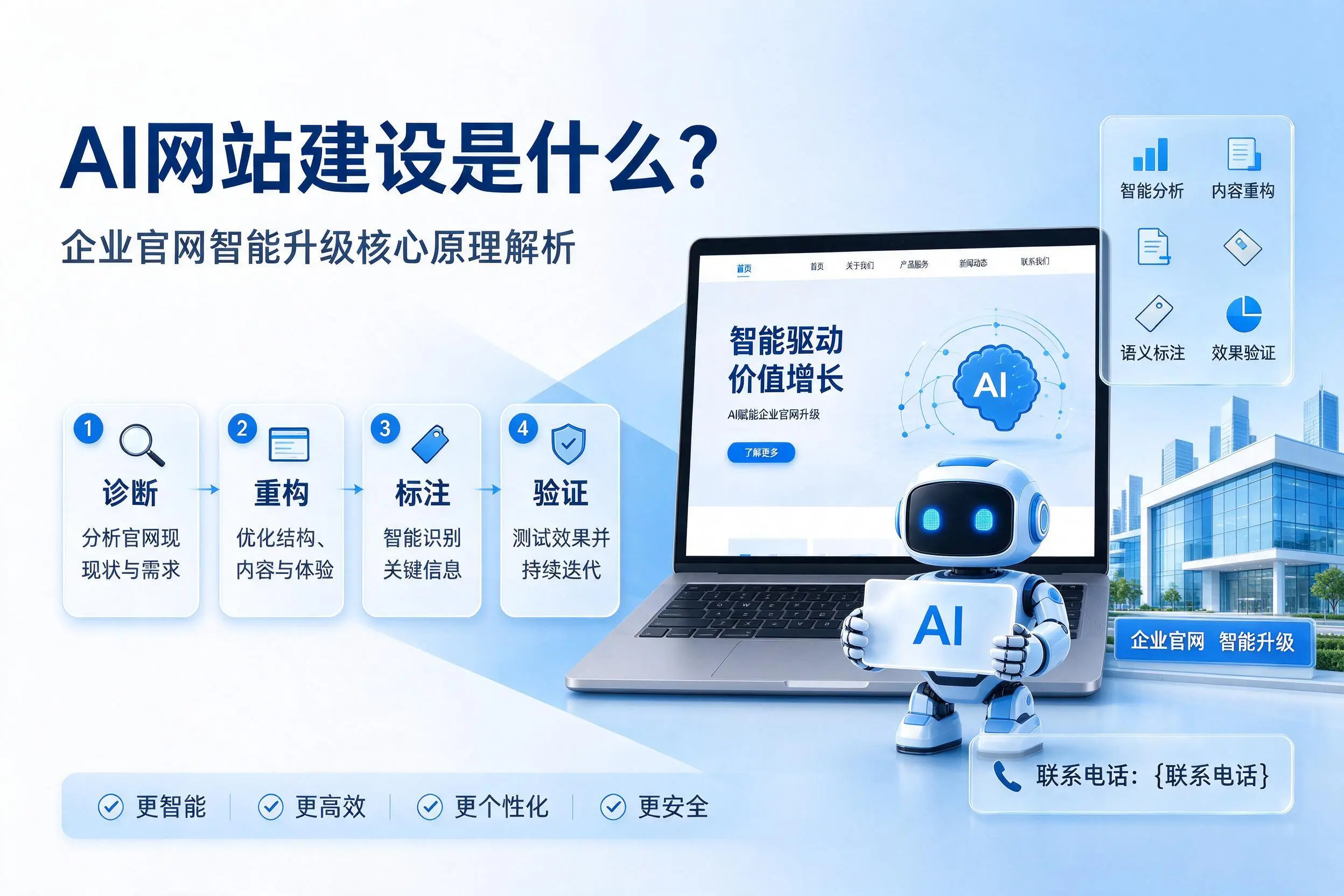 AI网站建设是什么?揭阳企业官网智能升级核心原理解析