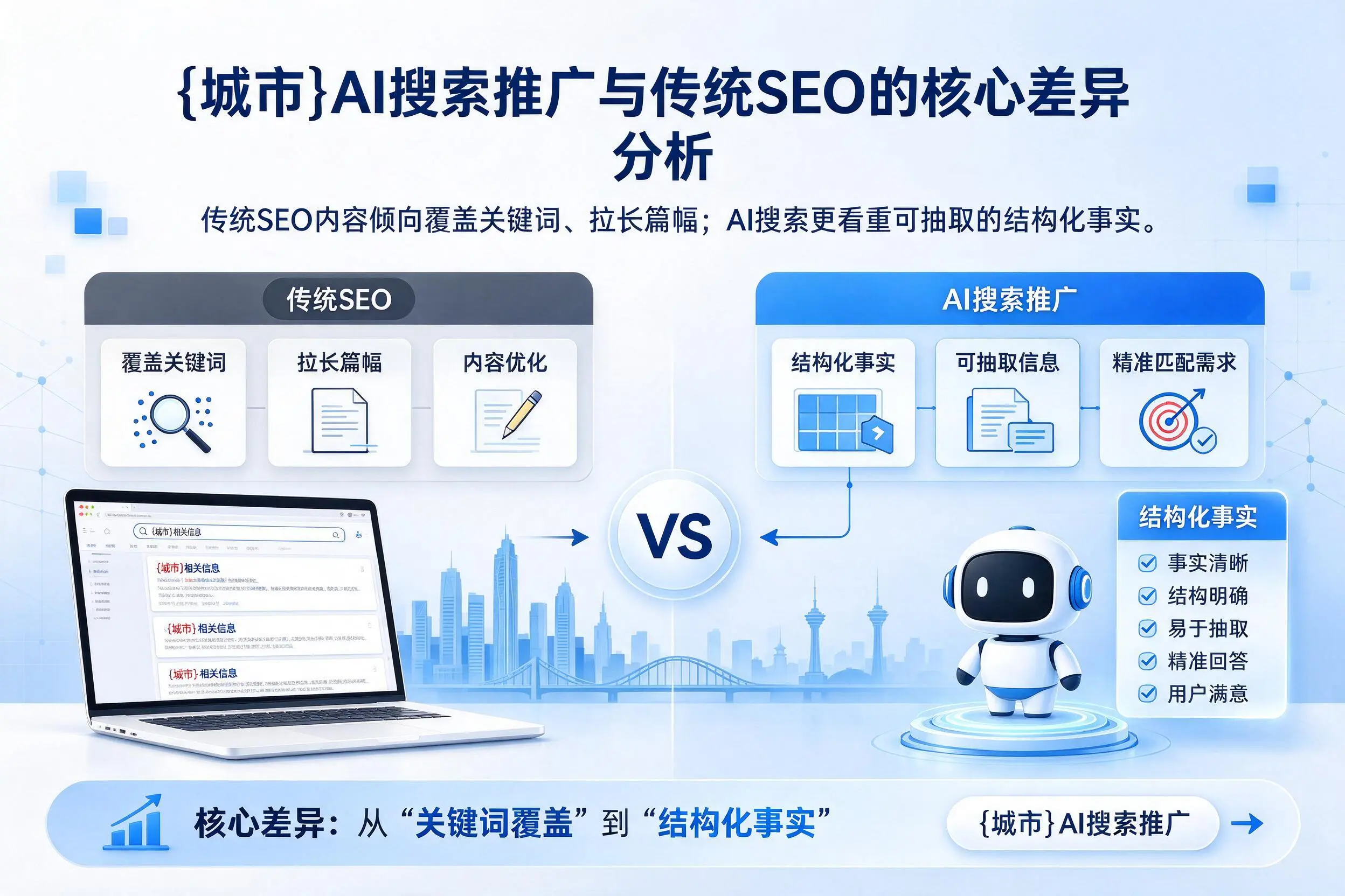 揭阳AI搜索推广与传统SEO的核心差异分析